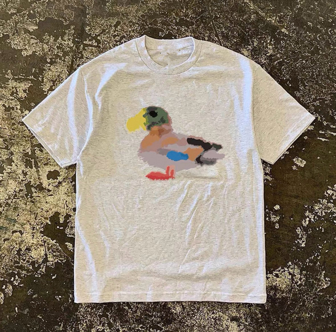 Coloured duck heavyweight tee