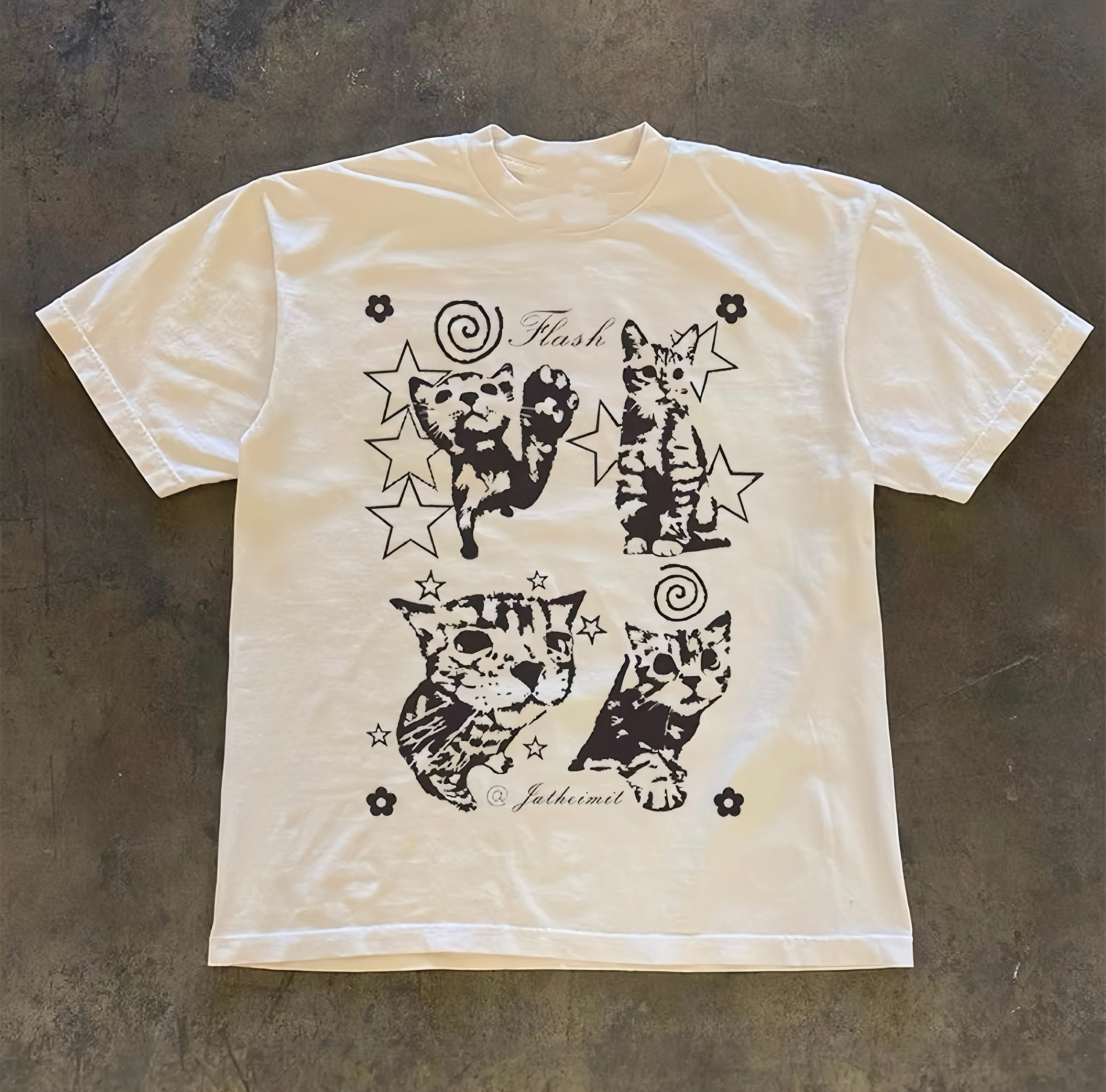 Star Cat heavyweight tee