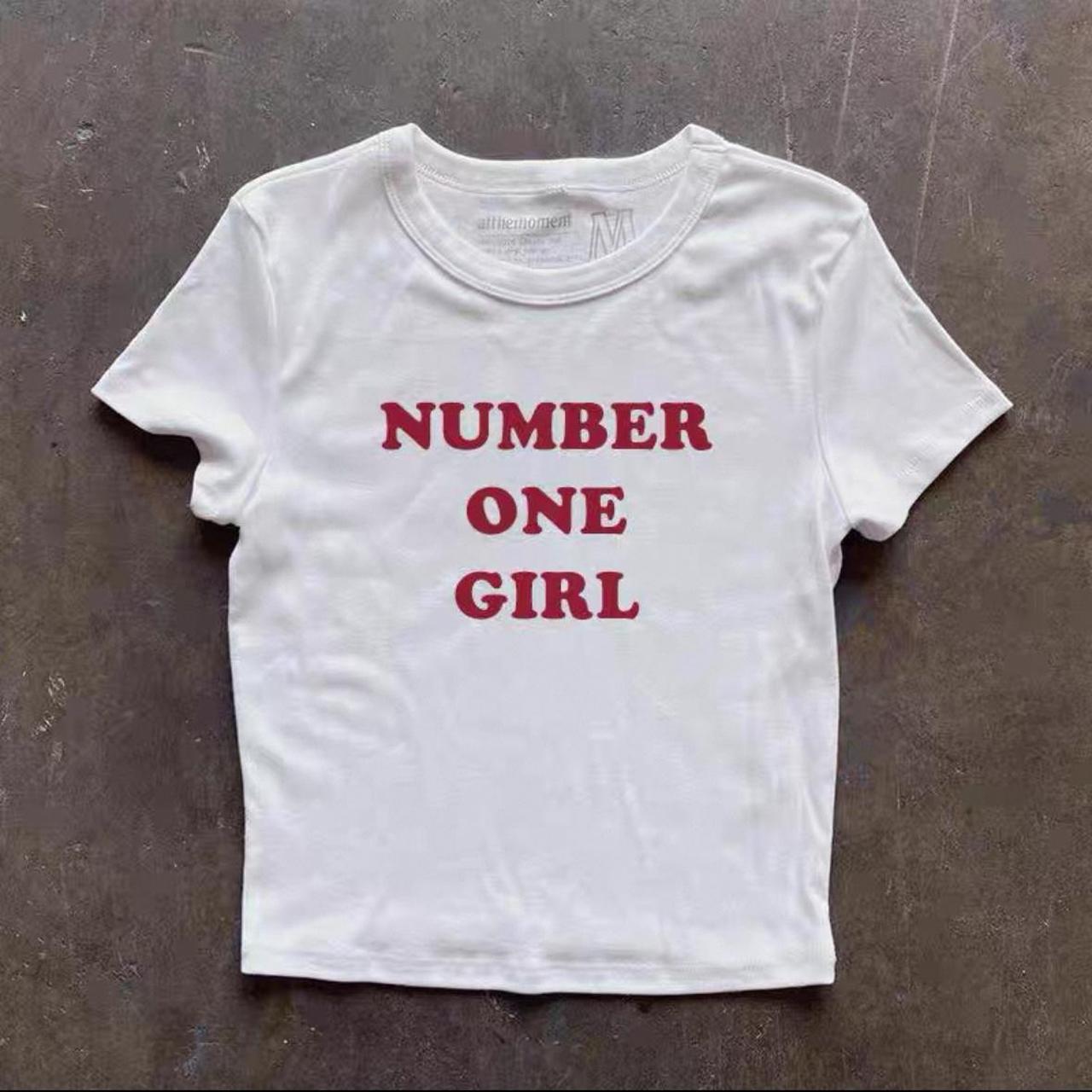 Number one girl crop top