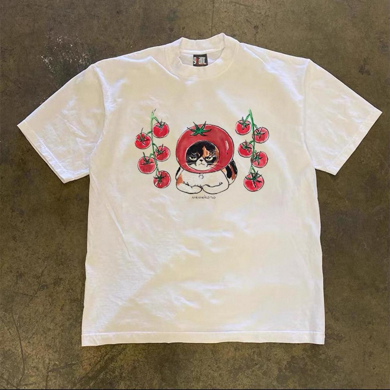 Tomato Cat heavyweight tee