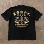 Black Mahjong heavyweight tee