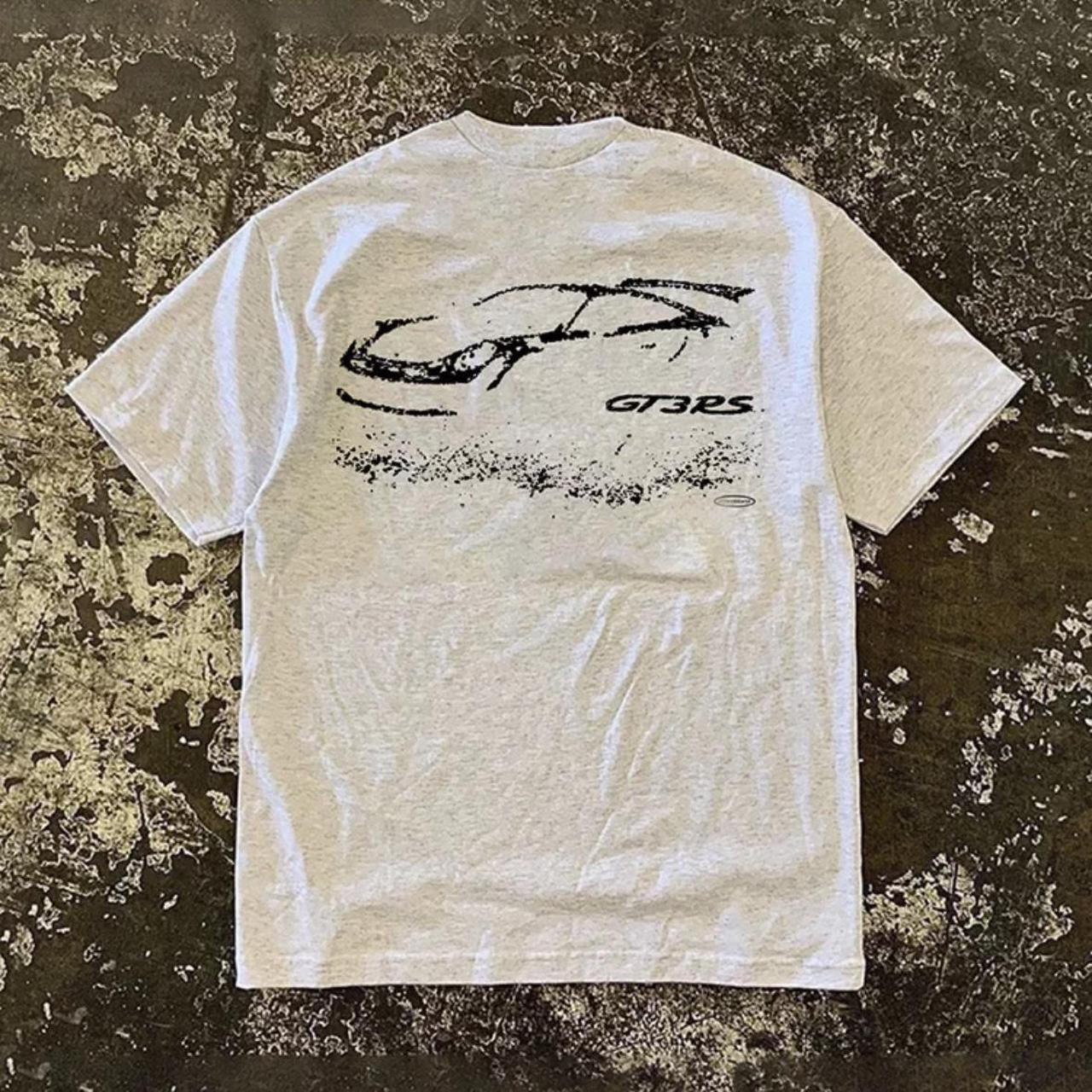 Grey marle GT3RS heavyweight tee