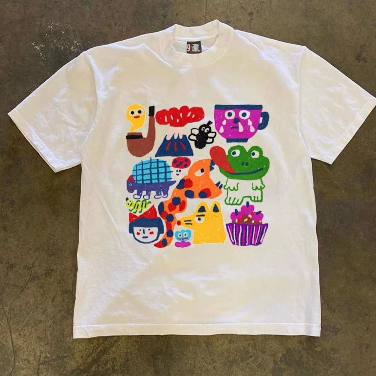Colourful cartoon standard tee