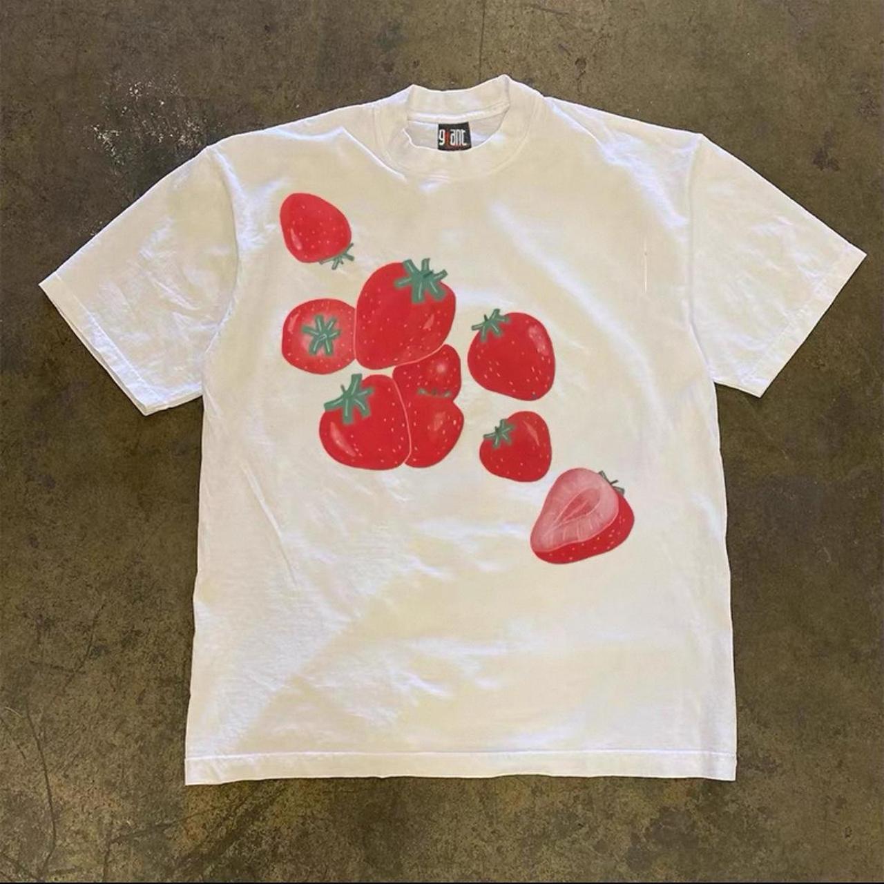 Strawberry slice heavyweight tee
