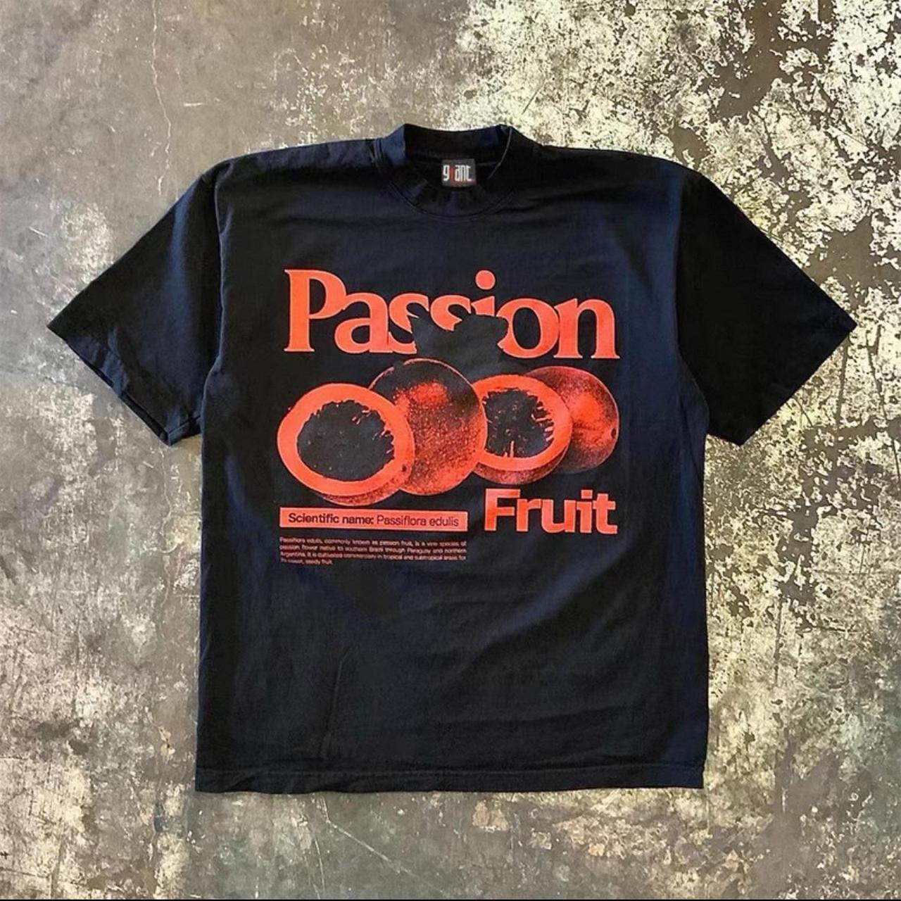 Black passionfruit heavyweight tee