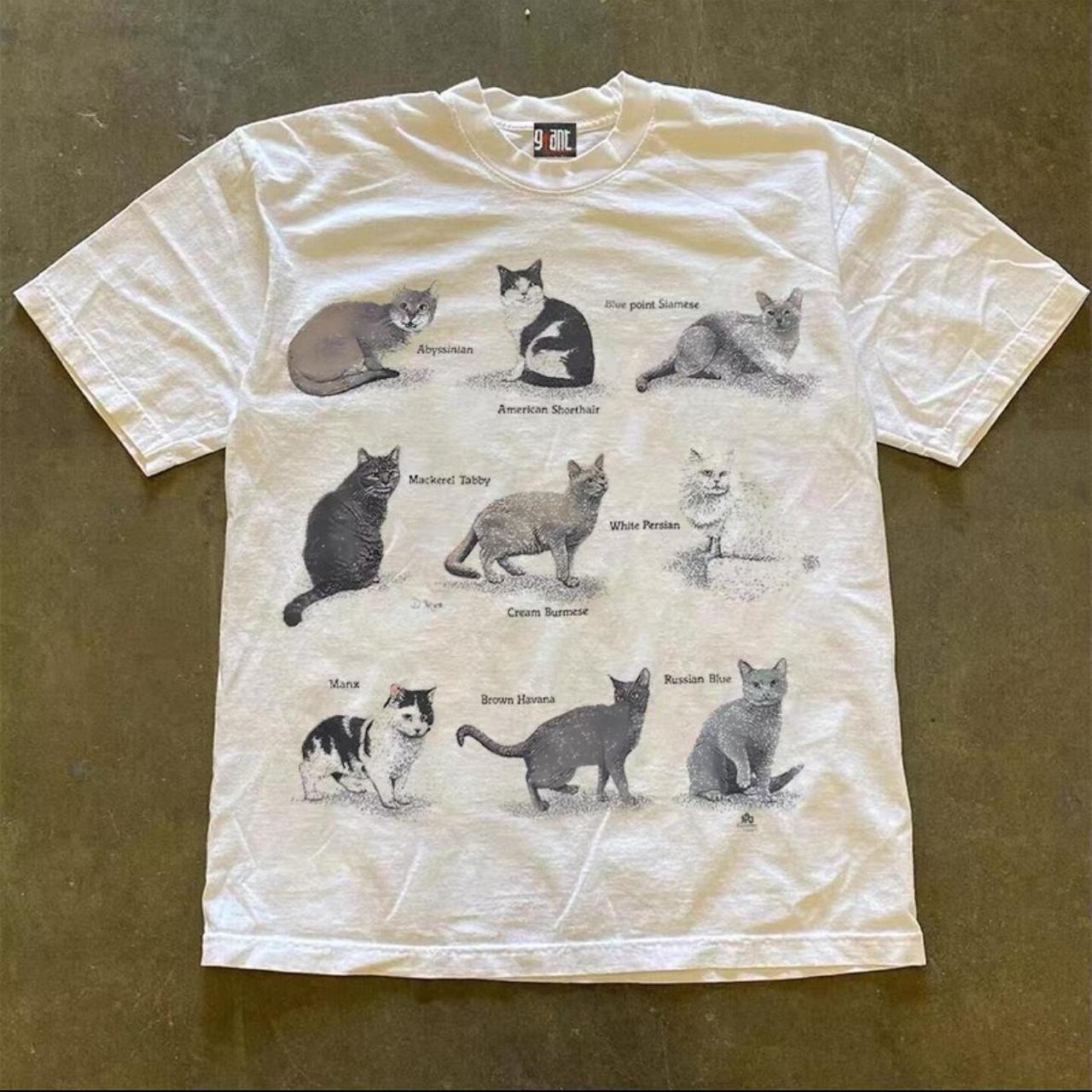 9 cat heavyweight tee