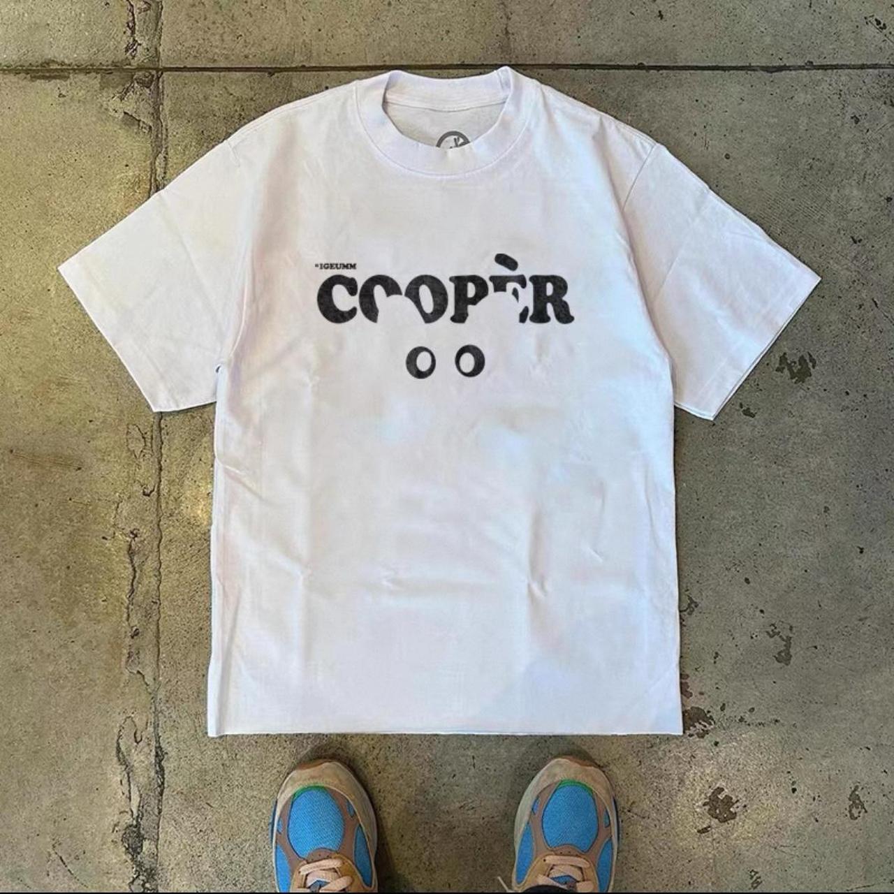 White Cooper heavyweight tee