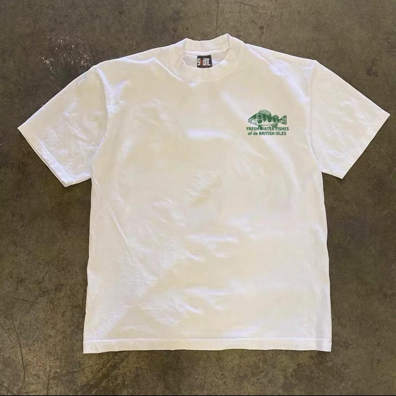 Green fish tee