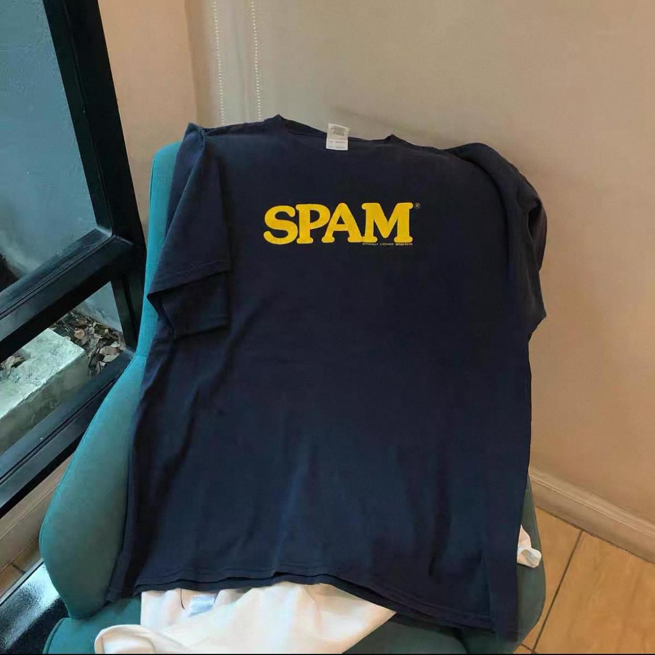 Navy Spam standard tee