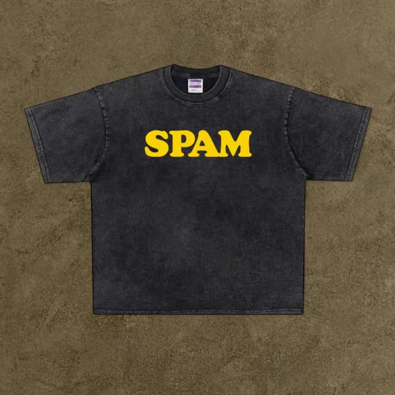 Washed black Spam tee