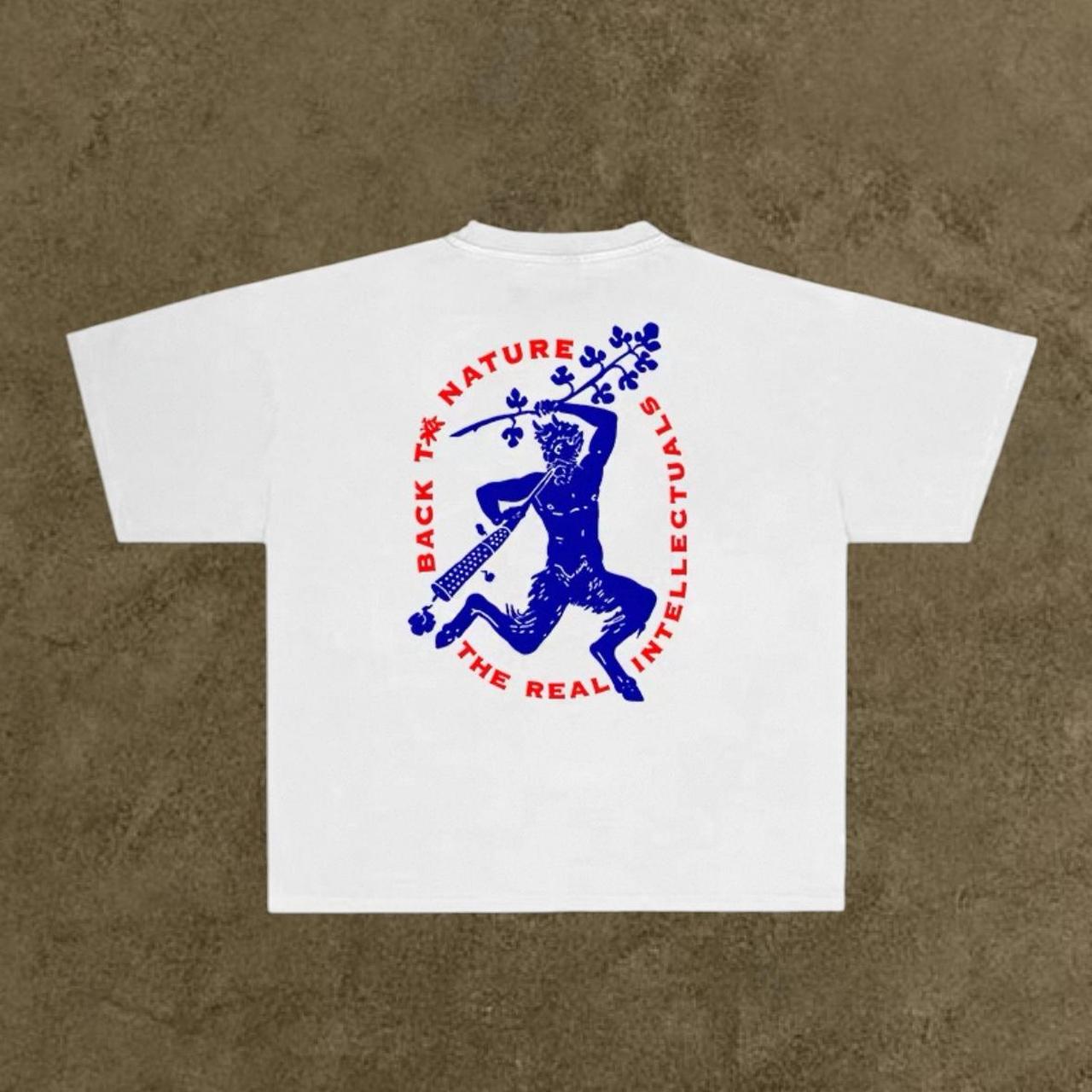 White back to nature heavyweight tee