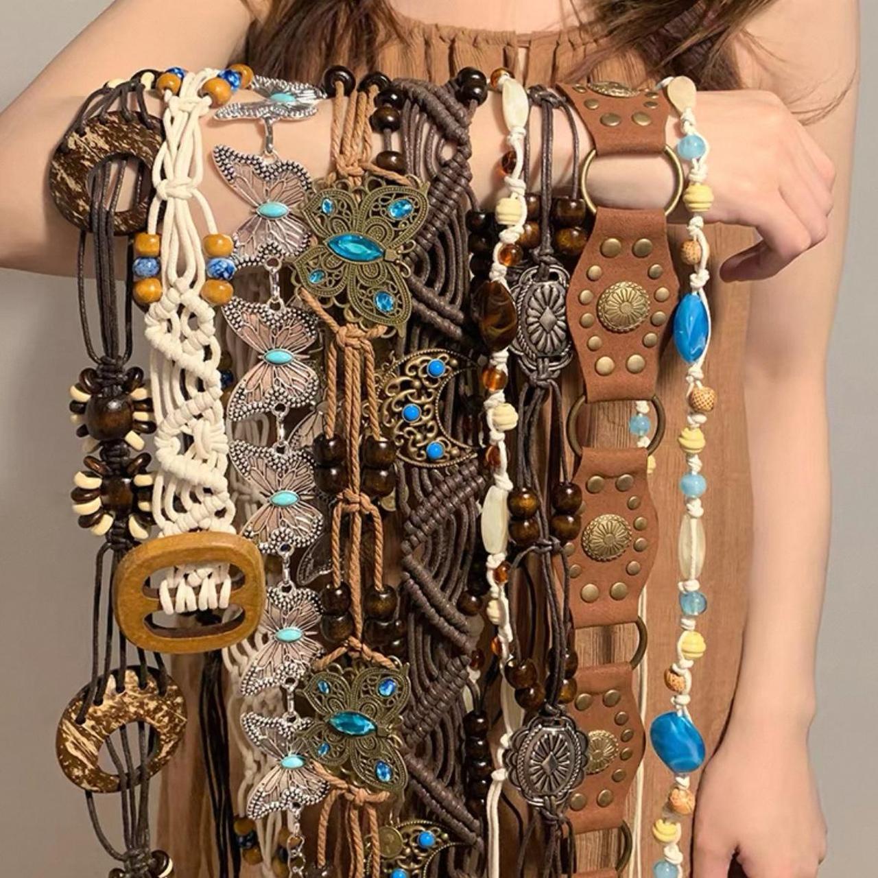Boho butterfly belt