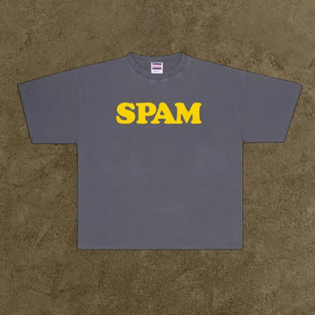 Standard-T-Shirt mit Spam-Motiv aus der Marineblauen Spam-Kollektion