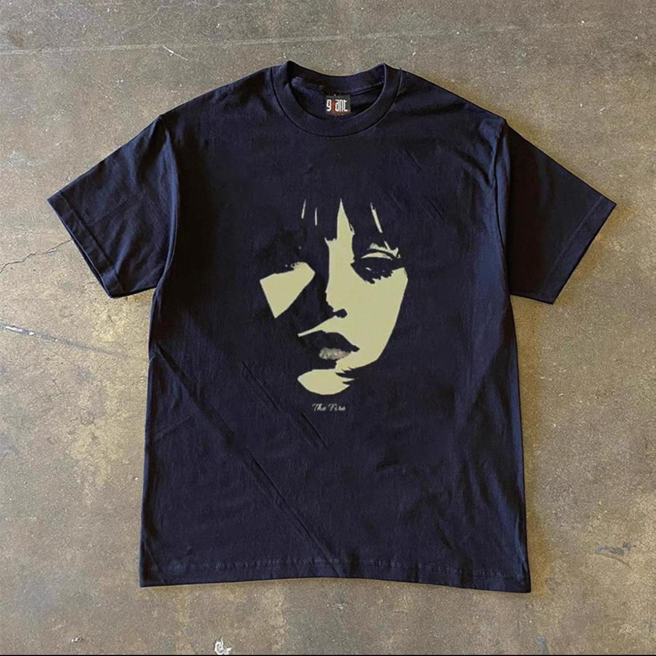 Black The Void Waves standard tee shirt