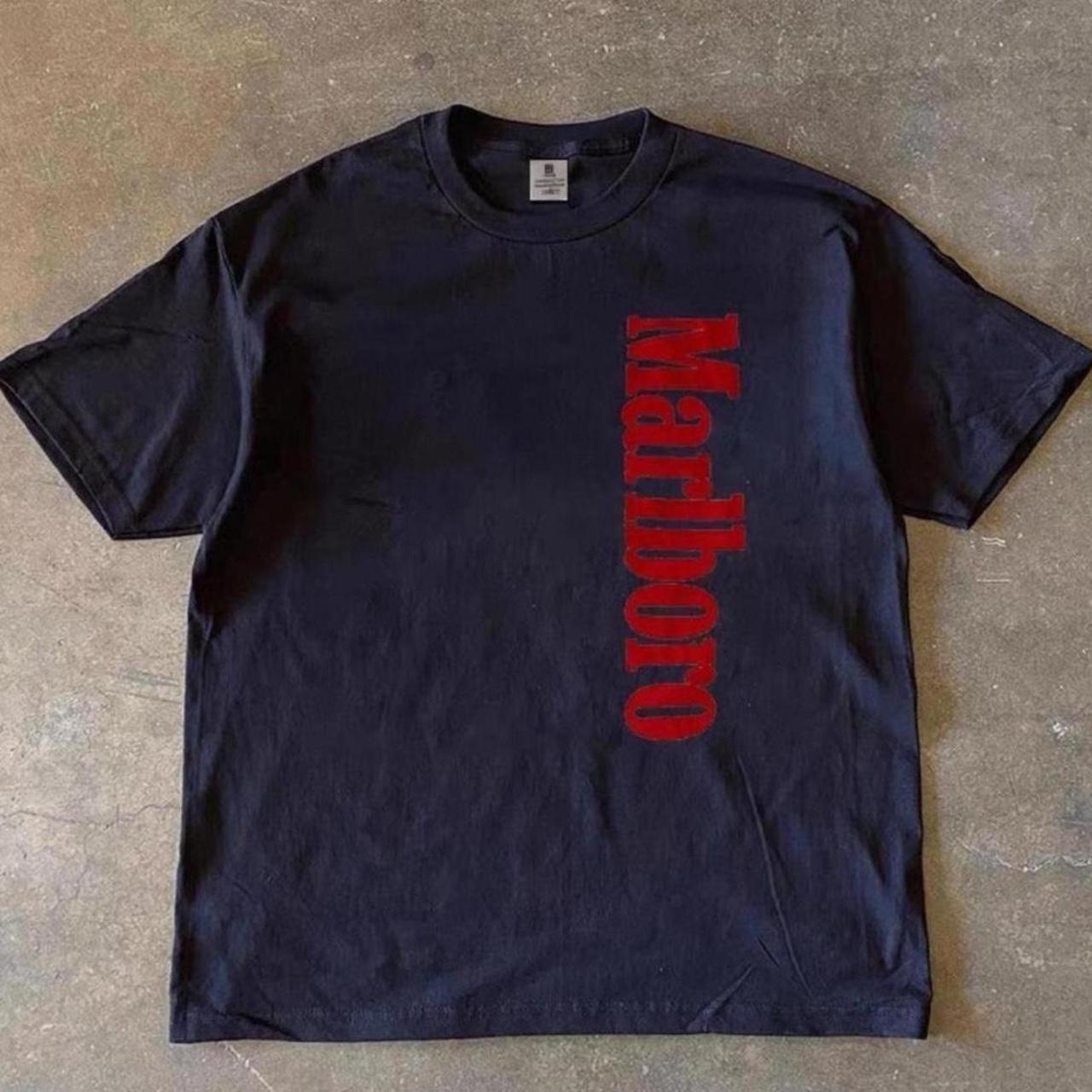 Black Marlboro standard tee