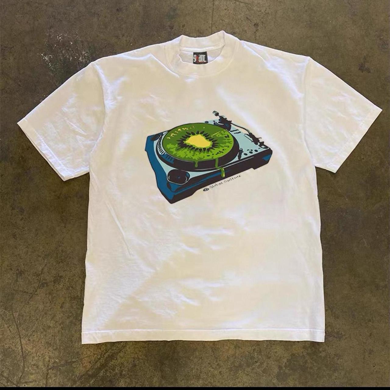 Kiwi Record Player Graphic standard tee