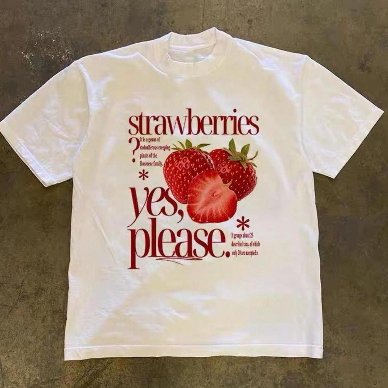 Strawberries graphic tee