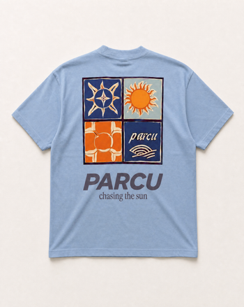 Azure Mediterranean Heavyweight tee, back