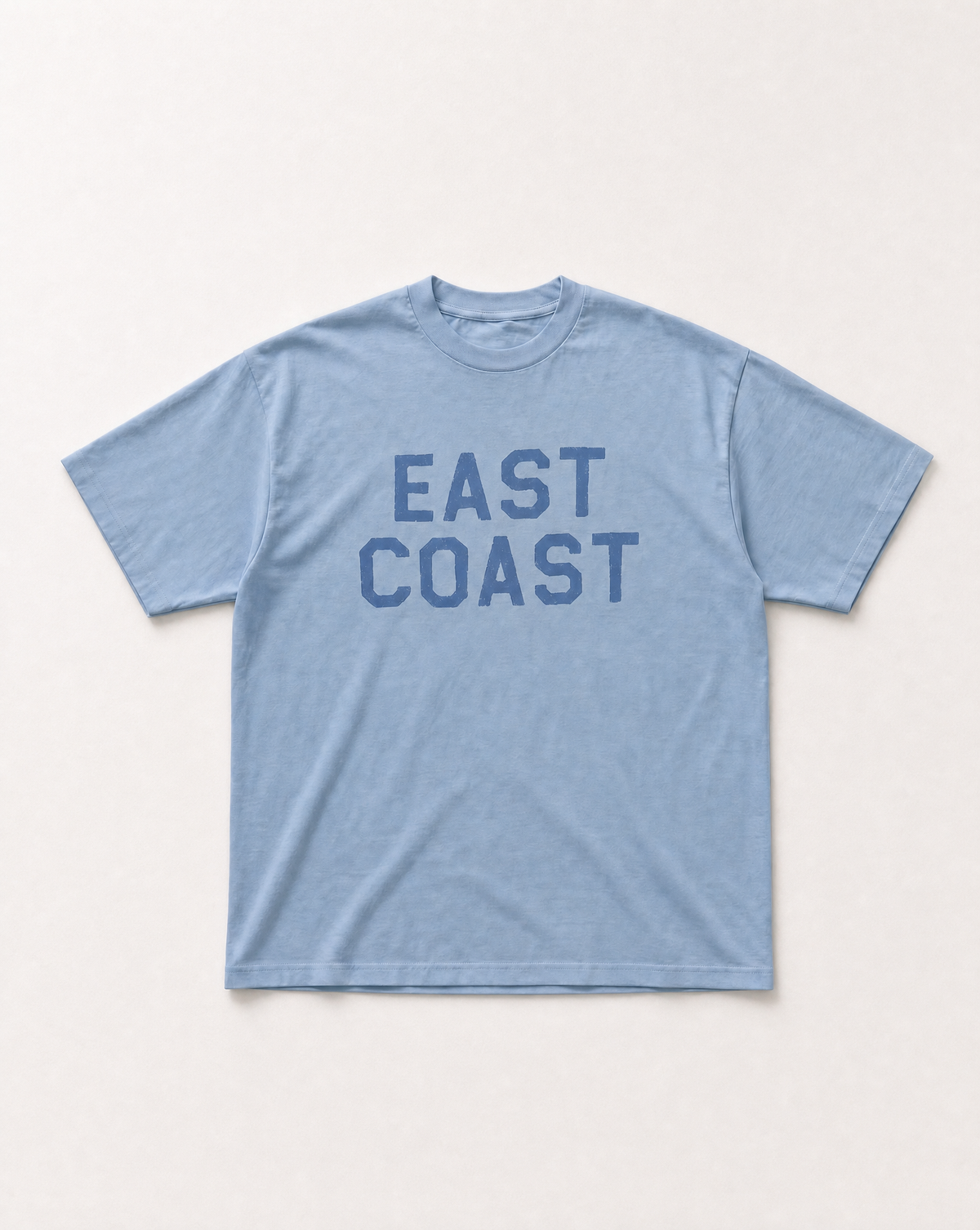 Baby blue East coast heavyweight tee