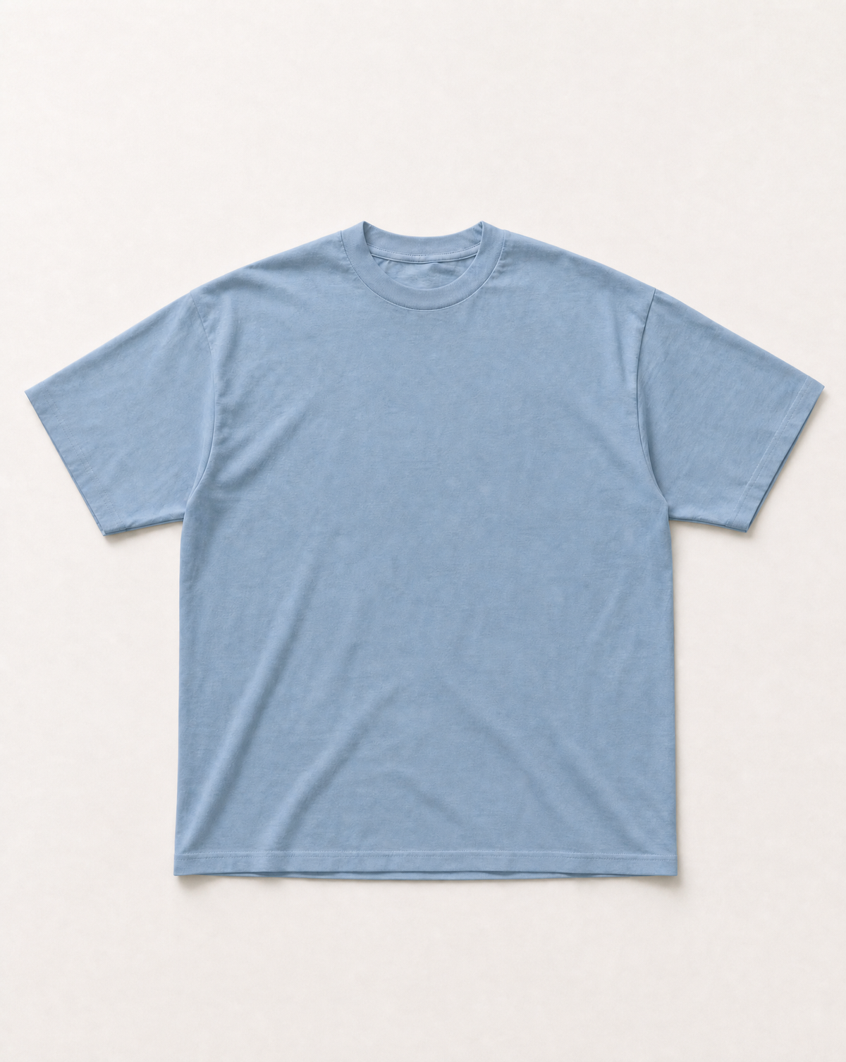 Baby blue Essentials heavyweight tee