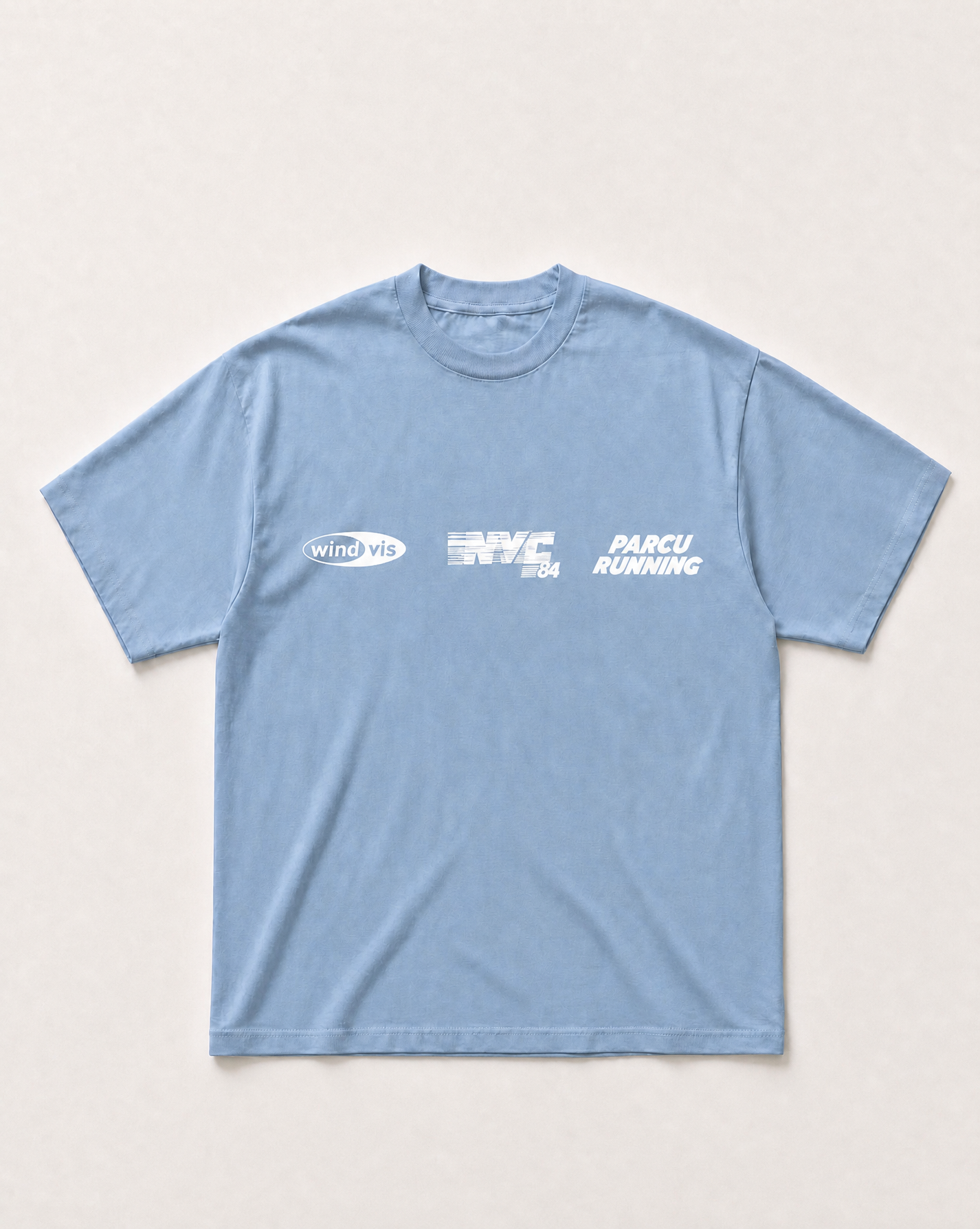 Baby blue NYC Running