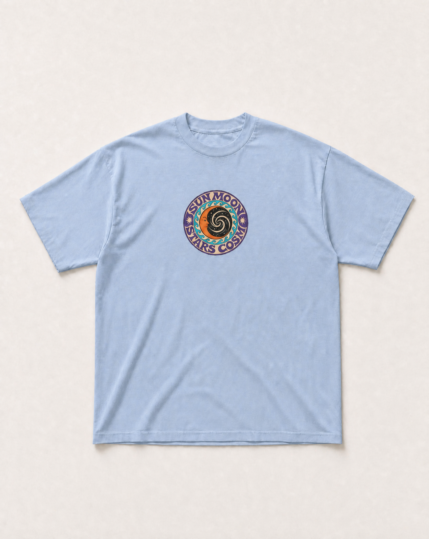 Sun moon heavyweight tee