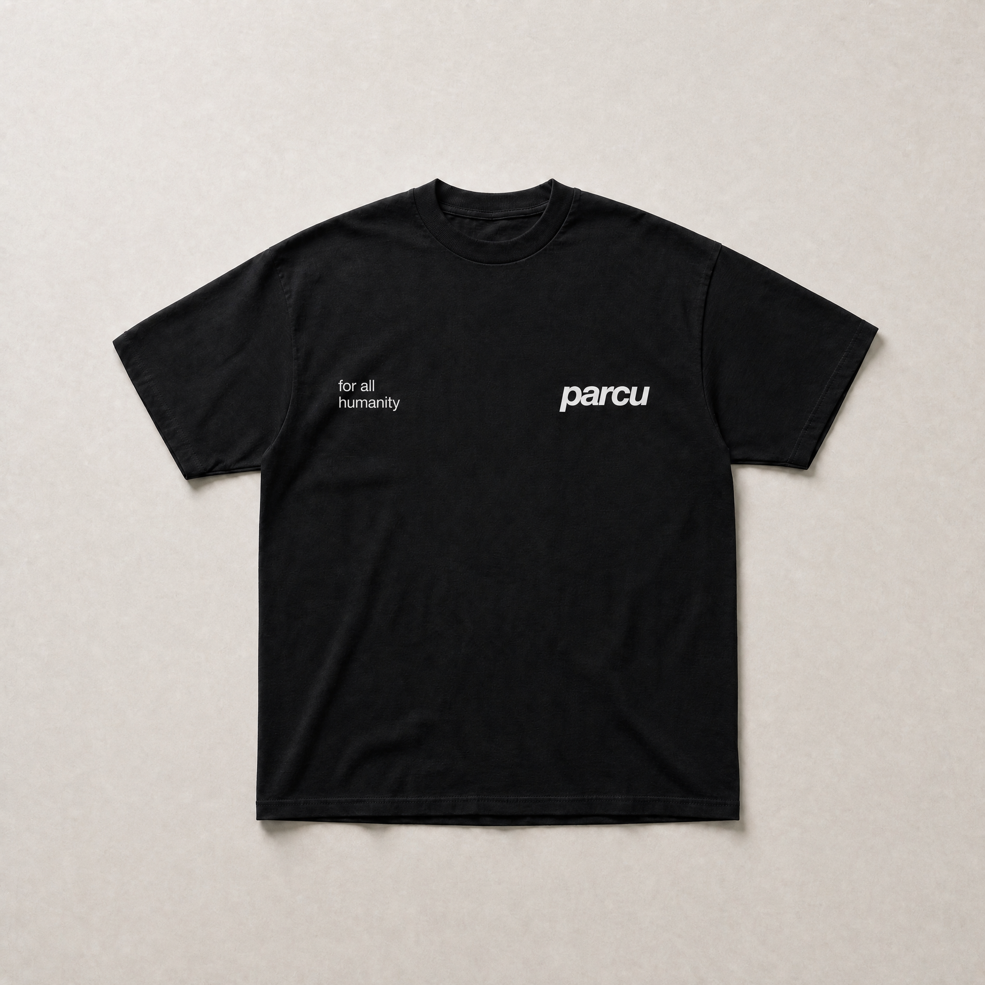 Black Ceramic tee - back view