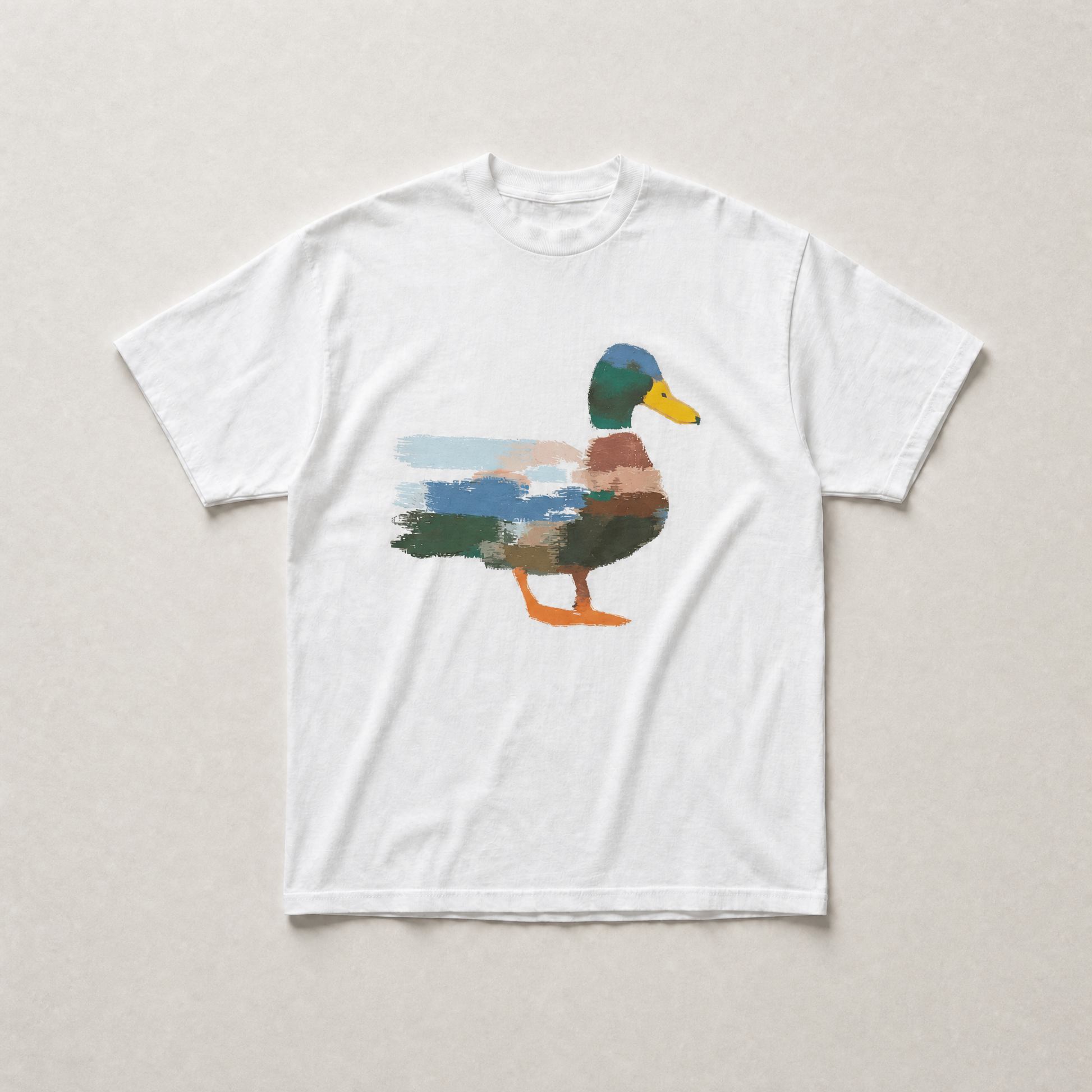 Black Coloured duck tee - view 2