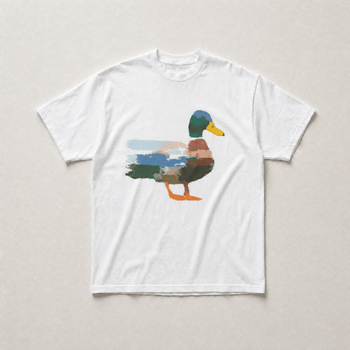 Black Coloured duck tee - view 2