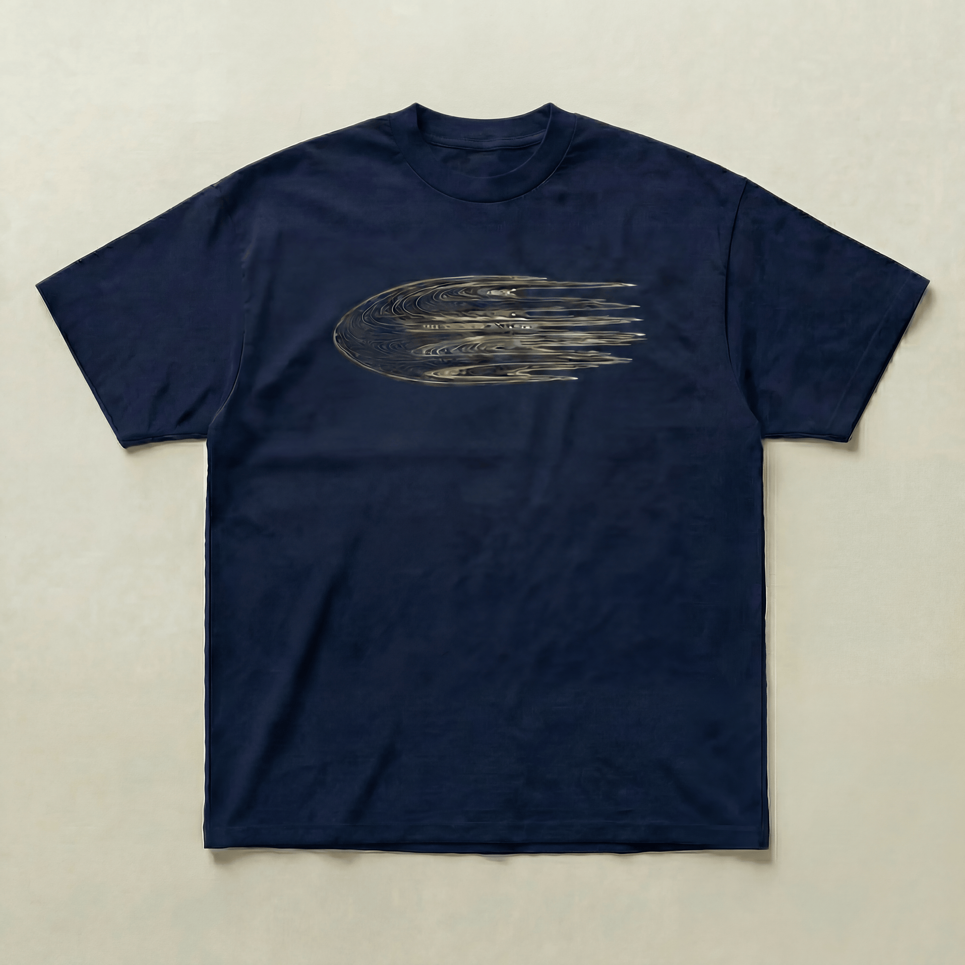 Navy fire tee