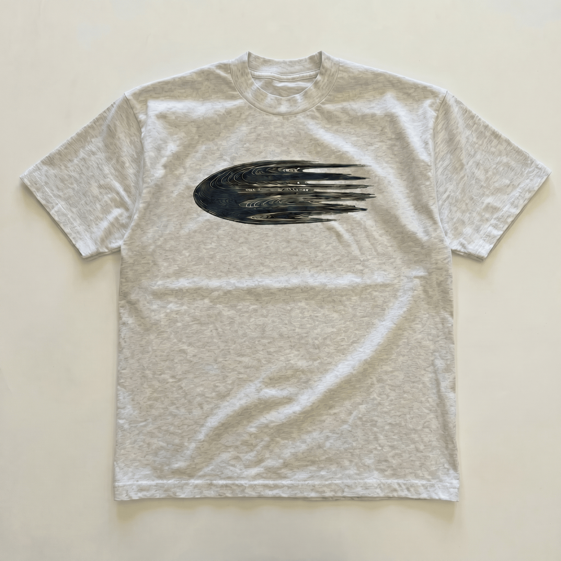 Grey fire tee