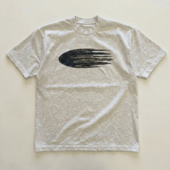 Grey fire tee