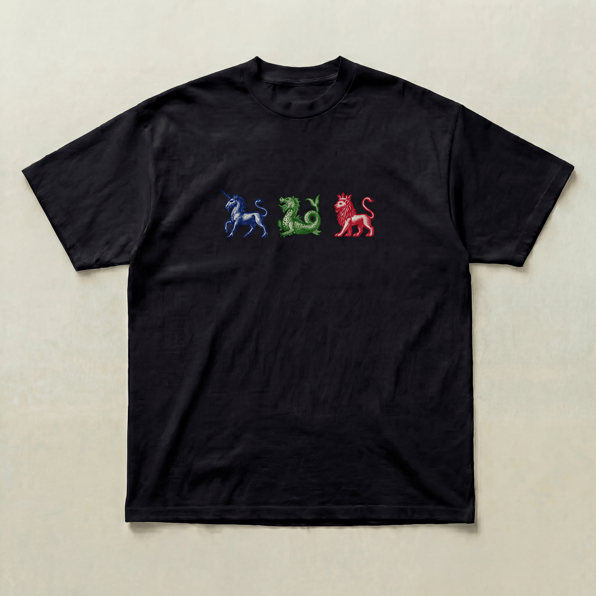Black mythic tee