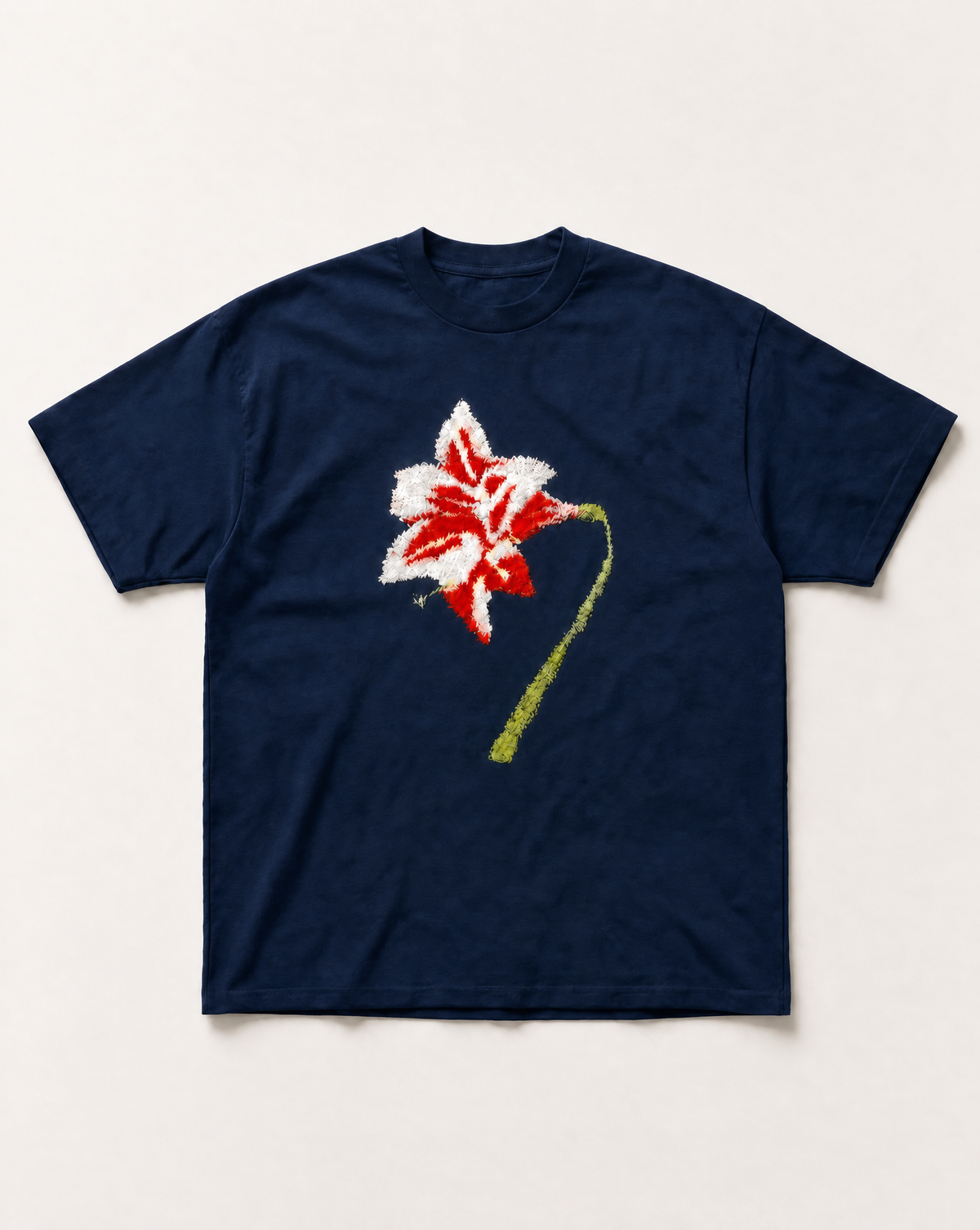 Blue hibiscus Heavyweight tee
