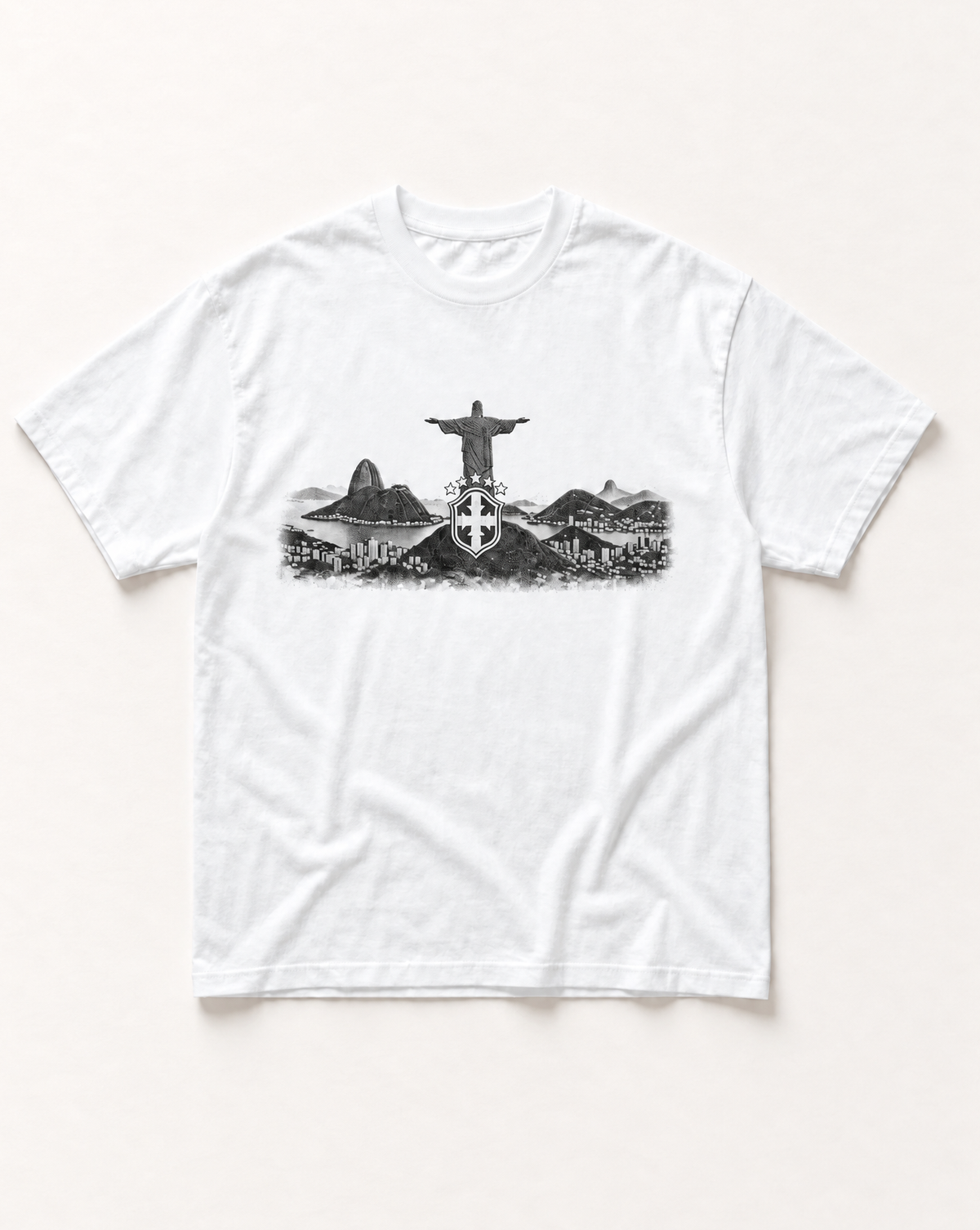 Brazil heritage heavyweight tee - front