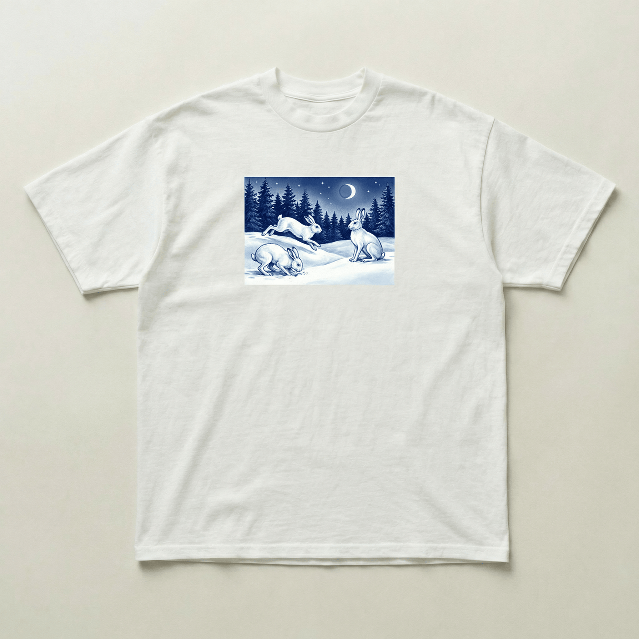 Bunny snow tee