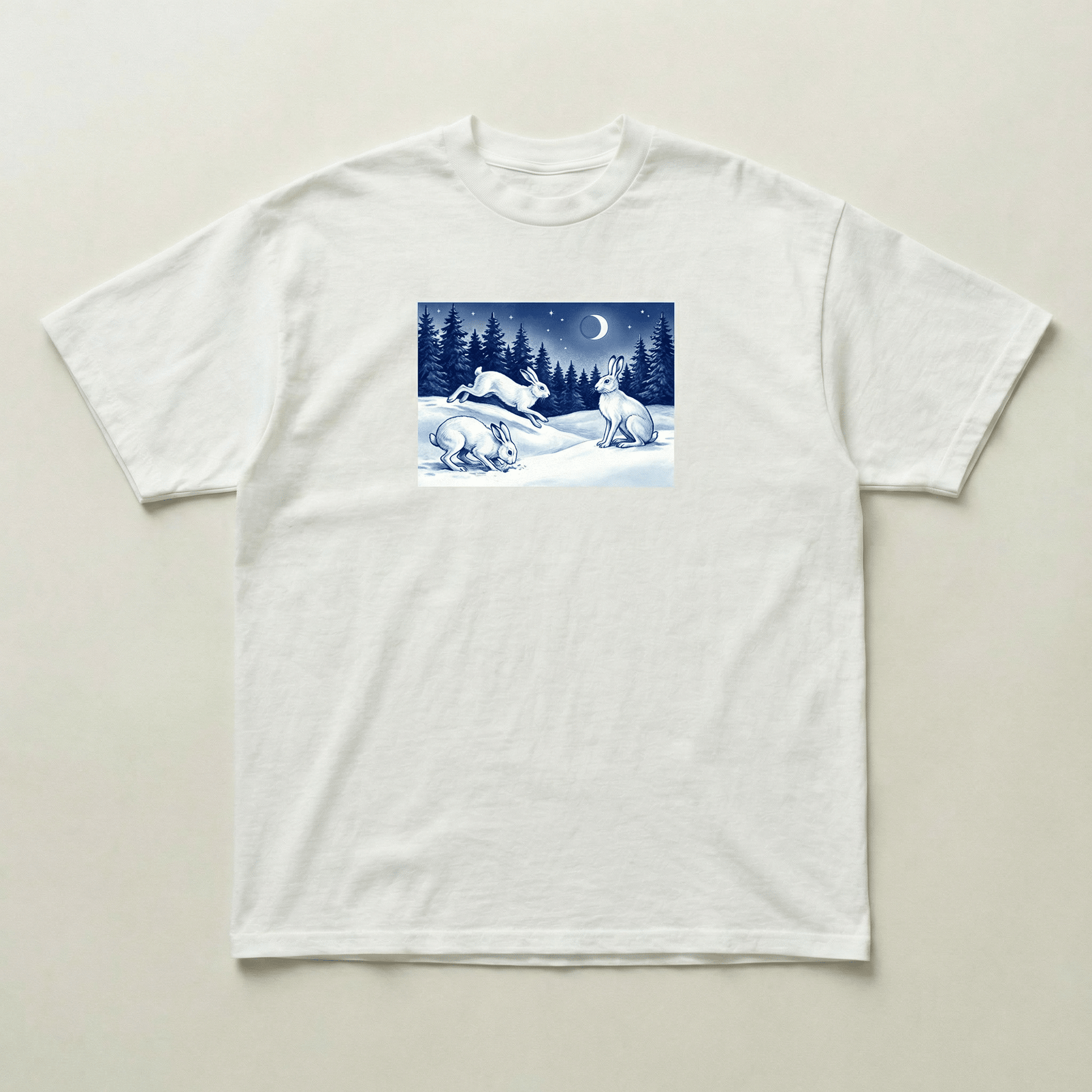 Bunny snow tee