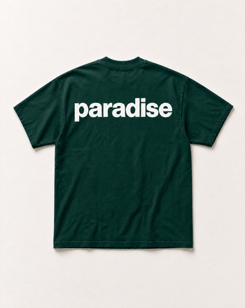 Green Chasing paradise heavyweight tee