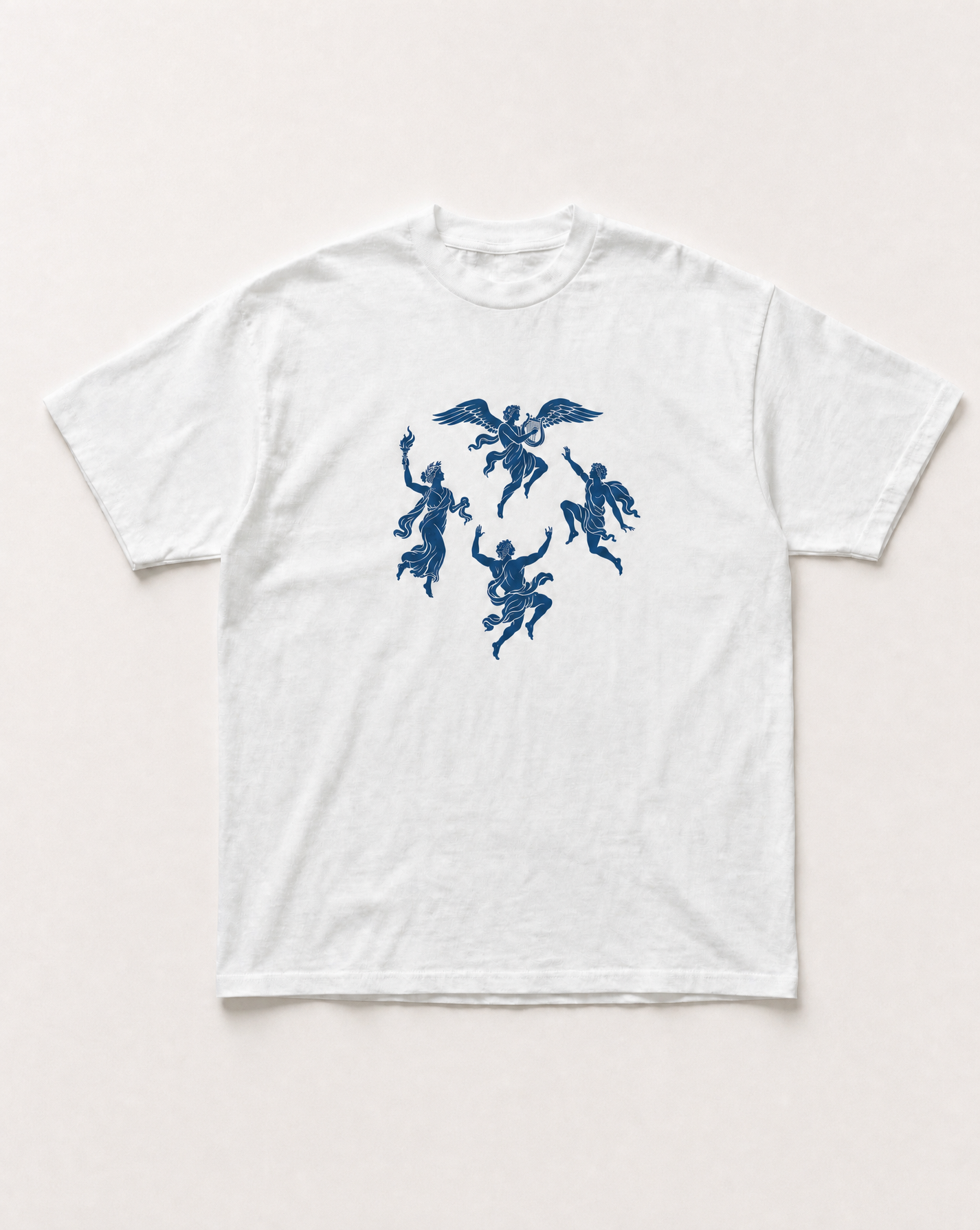 Flying cherubs heavyweight tee