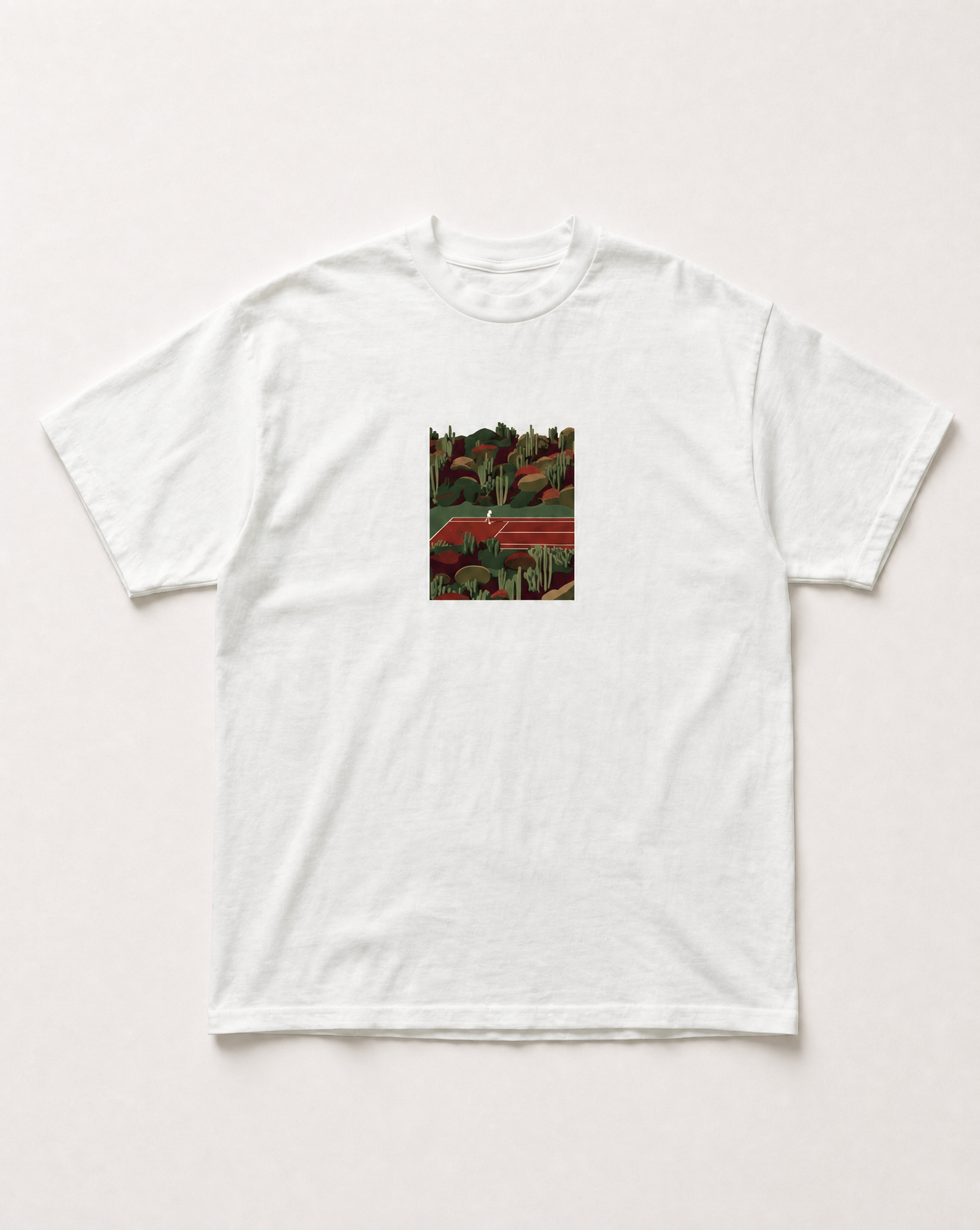 Clay court heavyweight tee