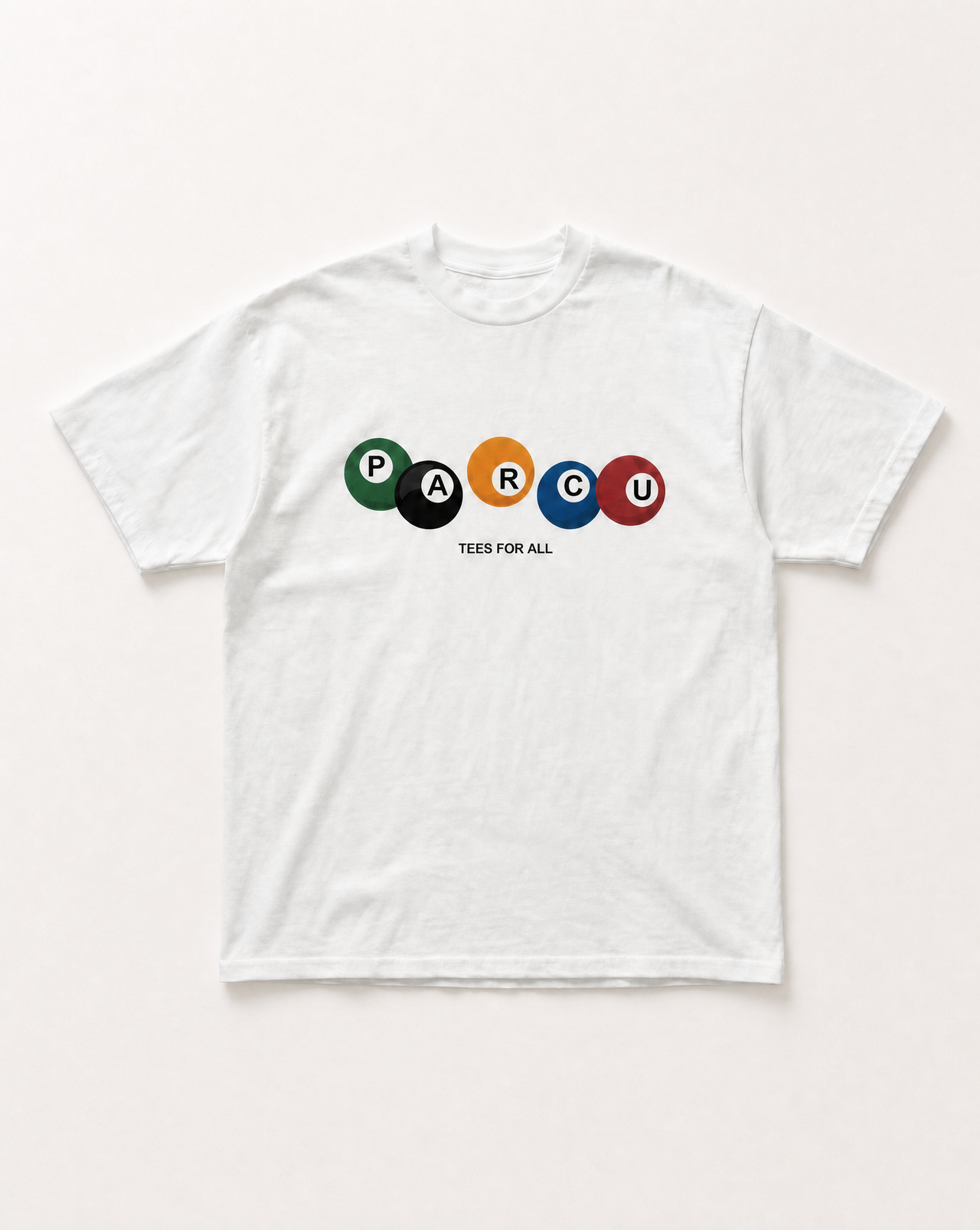 Coloured 8 Ball Heavyweight tee