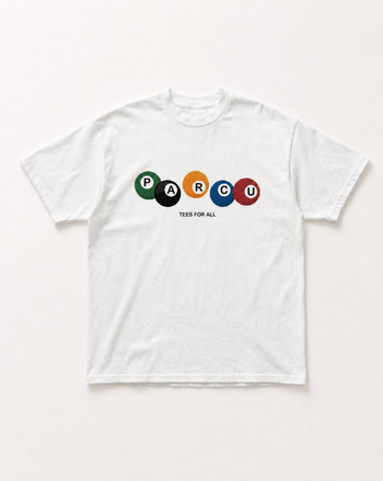Coloured 8 Ball Heavyweight tee, parcu 280gsm heavyweight cotton tee