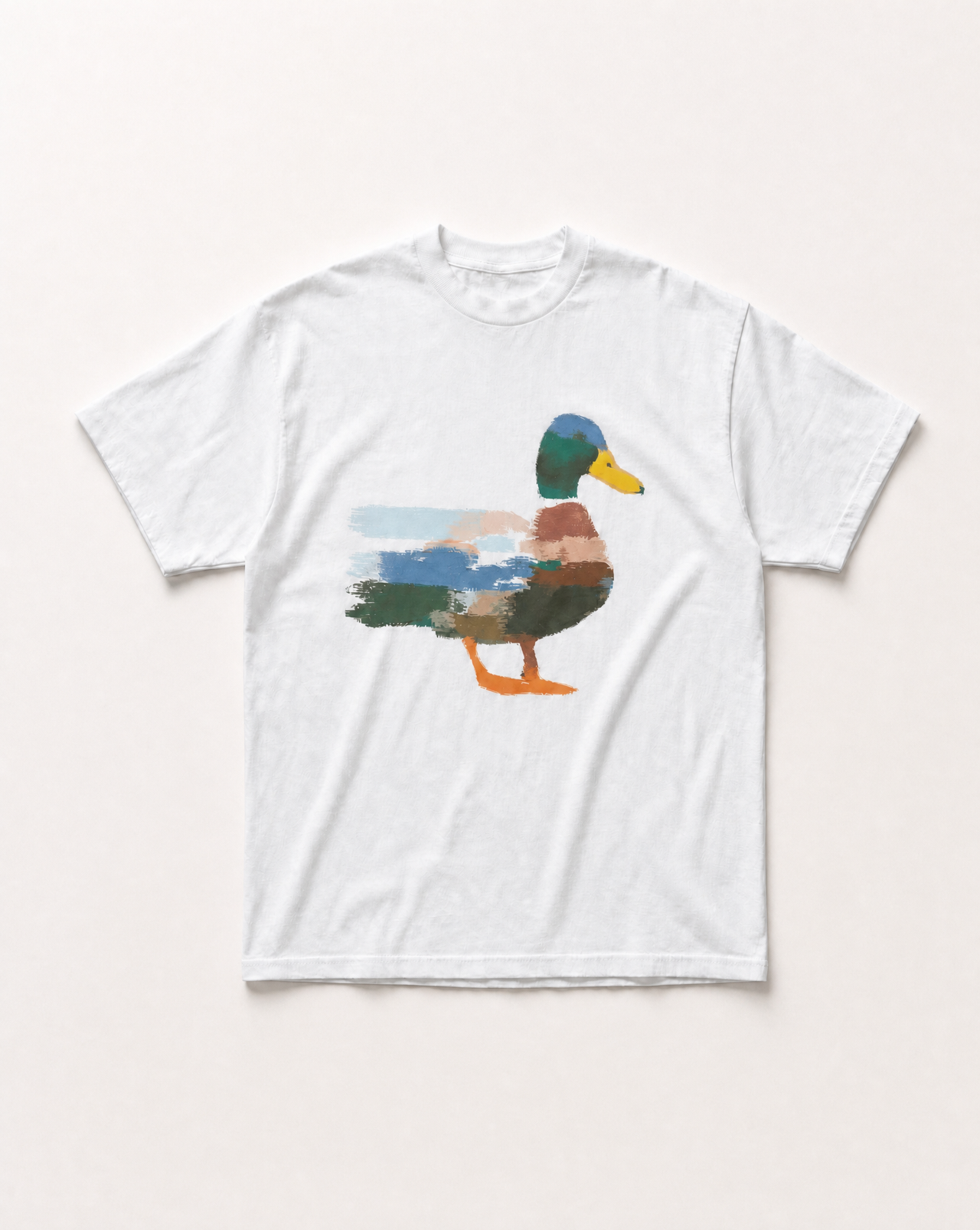 Coloured duck heavyweight tee