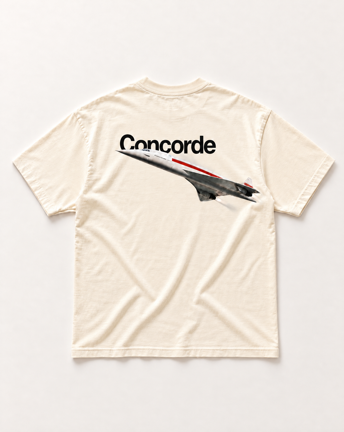Cream Concorde heavyweight tee