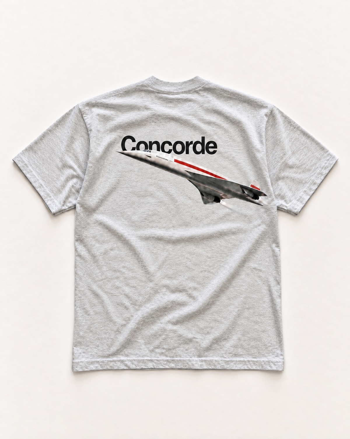 Grey Concorde heavyweight tee