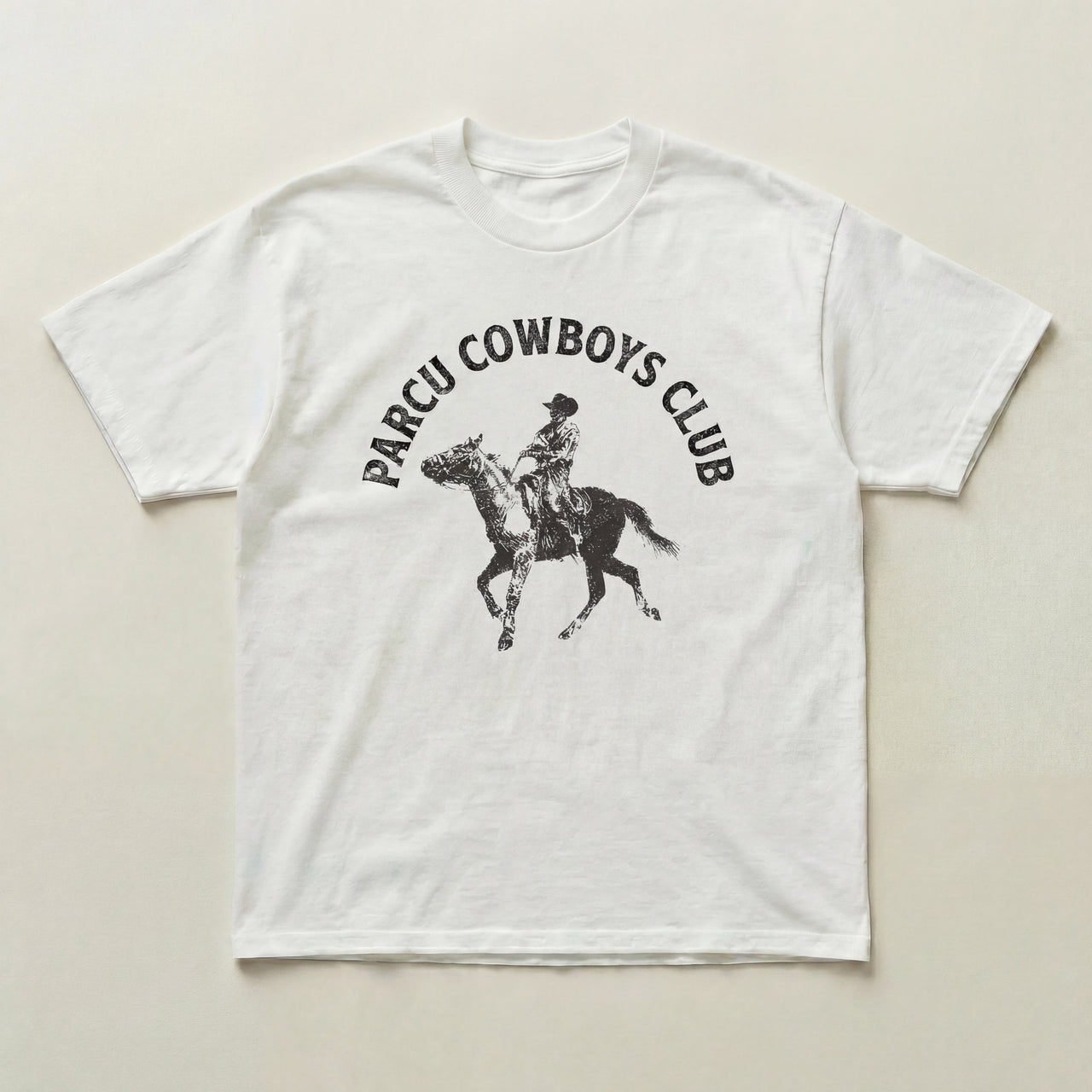 Cowboy club heavyweight tee - PARCU
