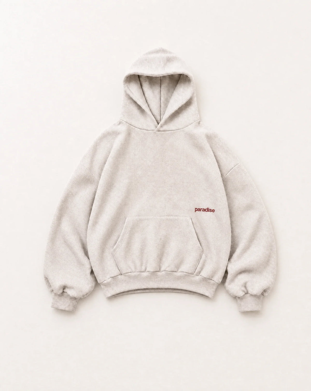 Cream Chasing Paradise heavyweight hoodie - front
