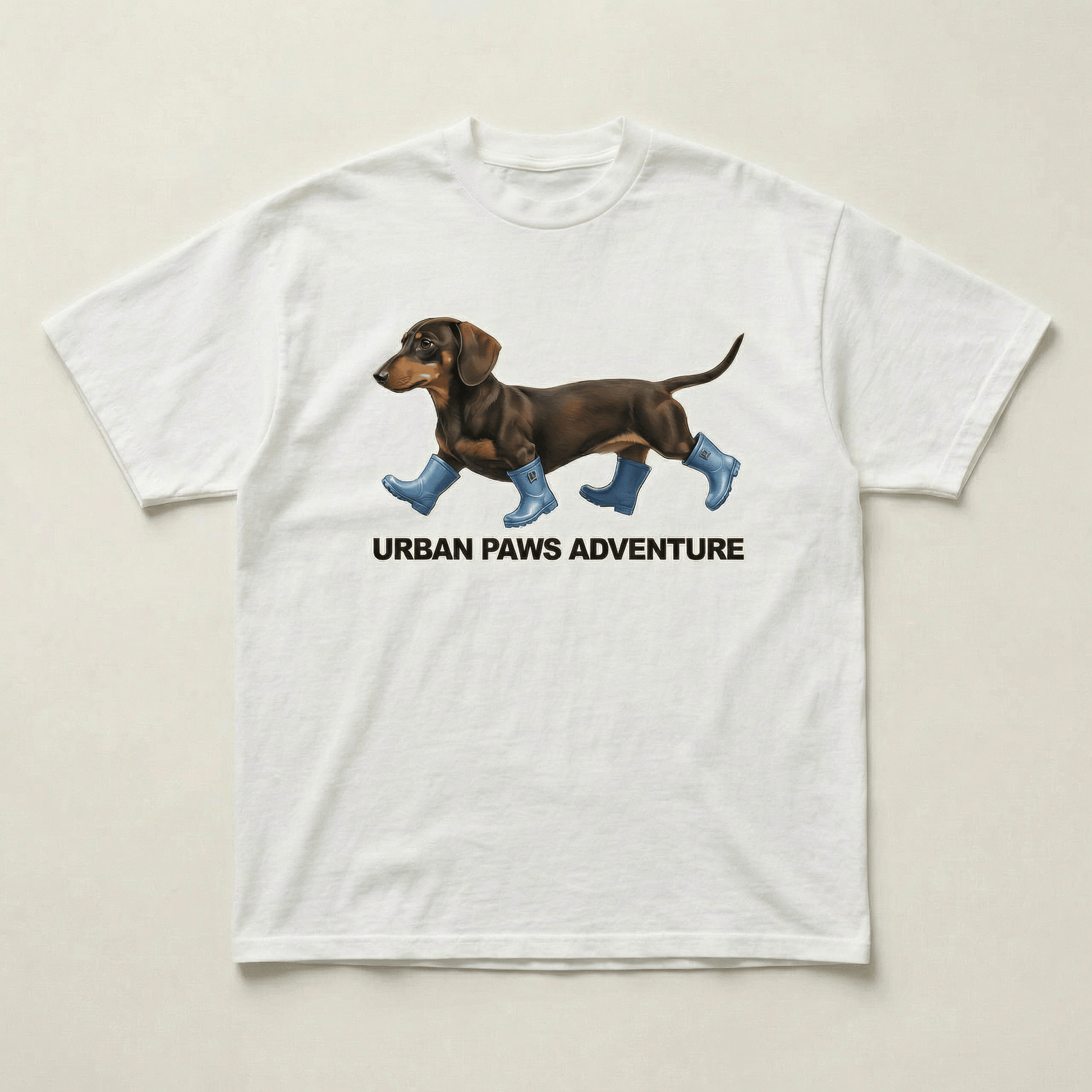 Dachshund boots tee