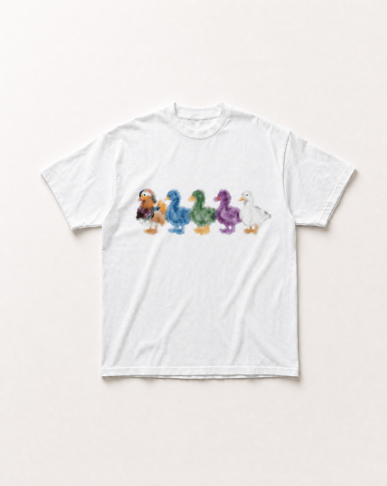 Duck crossing heavyweight tee
