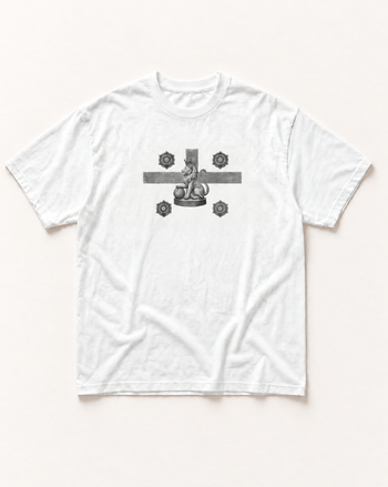 England heritage heavyweight tee - front